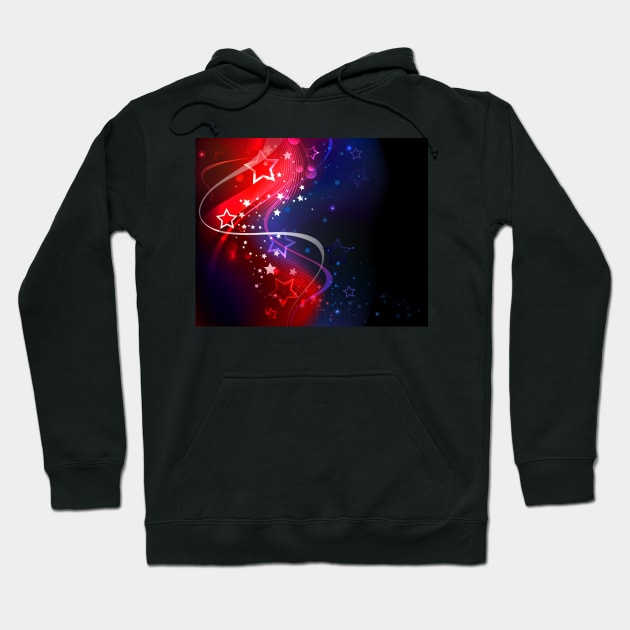 Background on Independence Day Hoodie by Blackmoon9